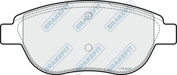 APEC BRAKING Комплект тормозных колодок, дисковый тормоз PD3316